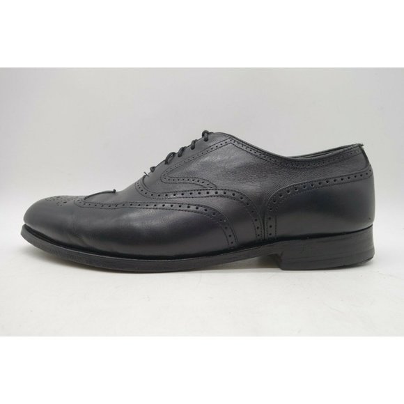 Foot Joy FJ Classics Black Leather Wingtip Oxfords Shoes Men\'s 9.5 EEE / 3 E main image 7